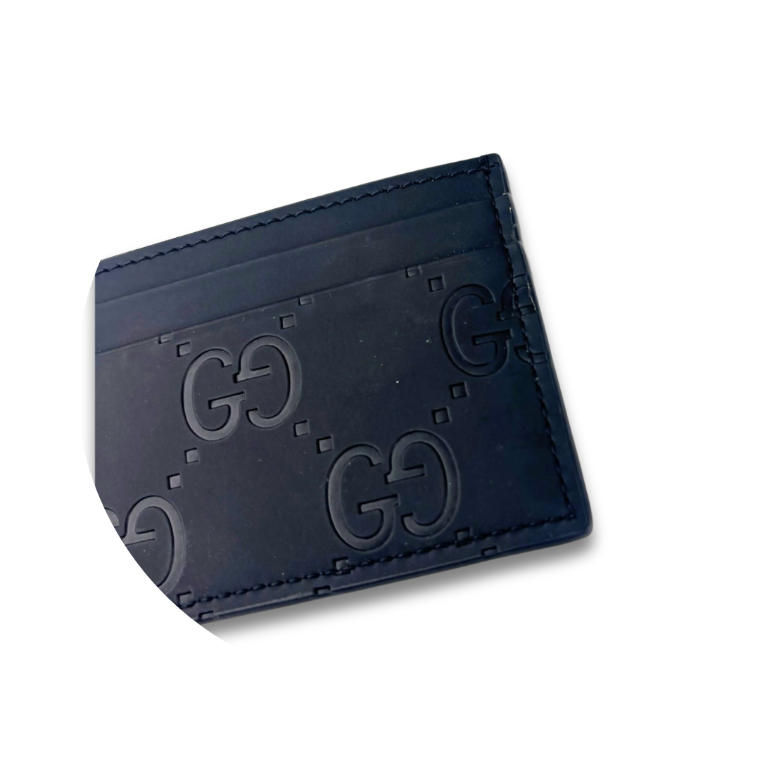 ブラック GG ラバー カードケース